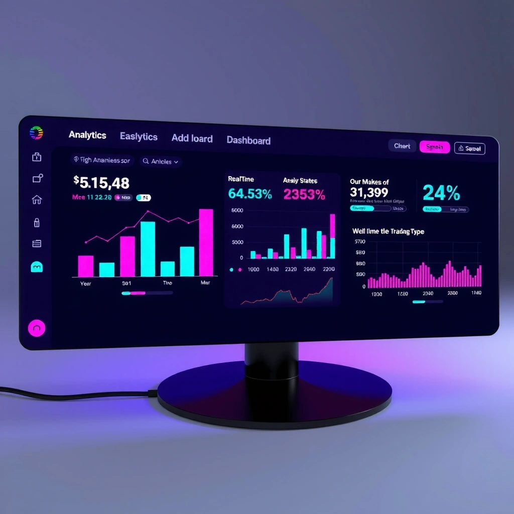 Advanced trading analytics with multiple charts and data visualization